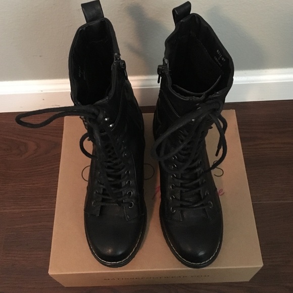 Cathy Jean combat boots