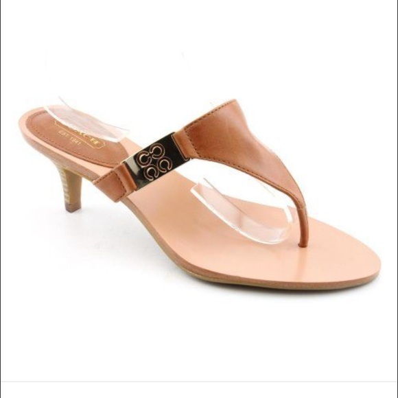 **DISO**Coach Allure sandals brown Sz 8