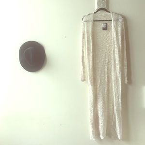 Long and light summer sweater