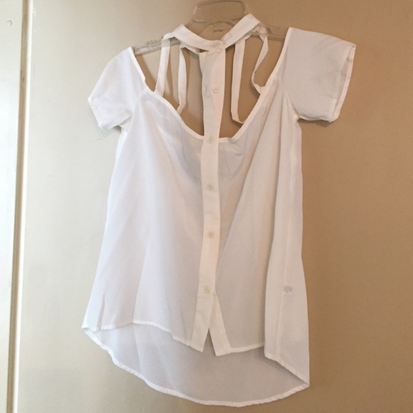Nasty Gall off the shoulder collared top