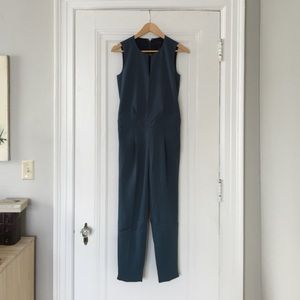 J. Crew teal business jumpsuit
