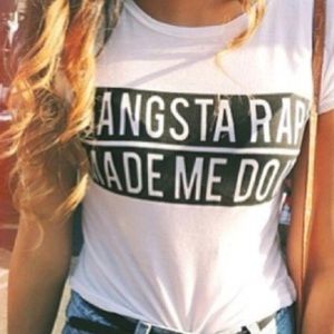 gangsta rap tee