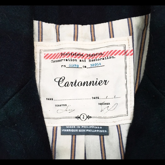 ❌SOLD❌Anthropologie | Plaid Wool Blazer - Picture 4 of 4