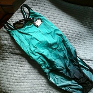 Speedo Ombre Racerback One Piece Swimsuit