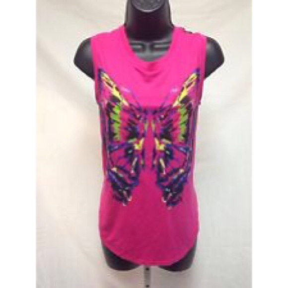 🔺Pink Butterfly Effect Tank🔺