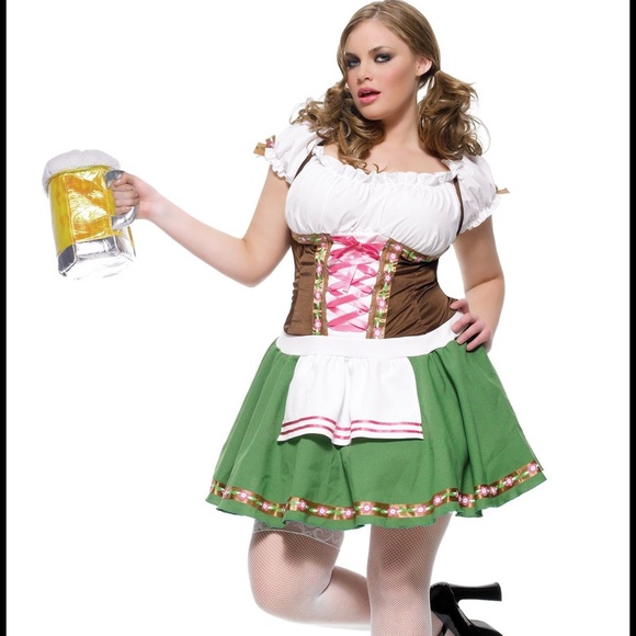 Plus Size German Beer Girl Costume