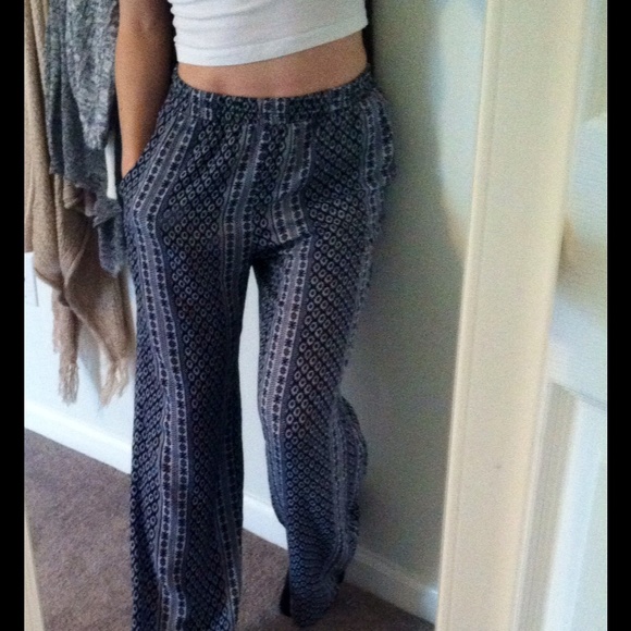 Navy blue beach pants