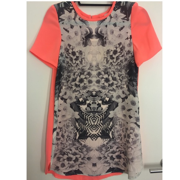 Finder Keepers dress in coral