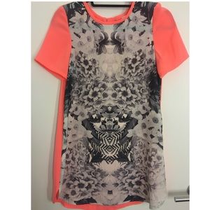 Finder Keepers dress in coral