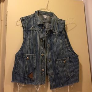 Vintage jordache jeans vest