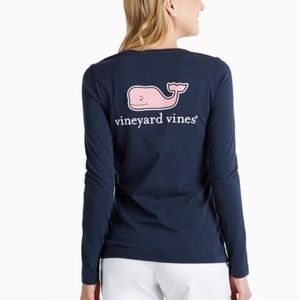 Vineyard Vines Navy Long Sleeve T-shirt
