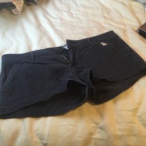 Abercrombie and Fitch navy shorts size 4