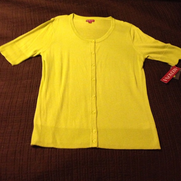 Merona cardigan. Lime green