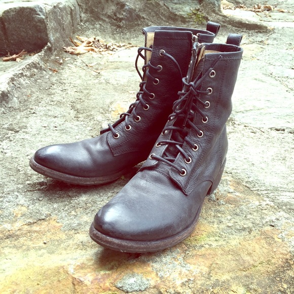 SALE: Frye Carson Lug Combat Boots