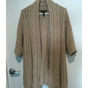 BCBG Maxazria Knit Open Cardigan Sweater