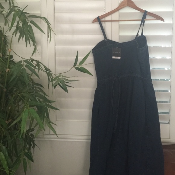 Moto Vintage Midi Denim Dress - Picture 3 of 3