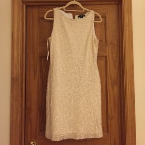 Ivory sequined dress by Lauren by Ralph Lauren