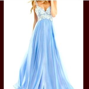 Blue formal gown