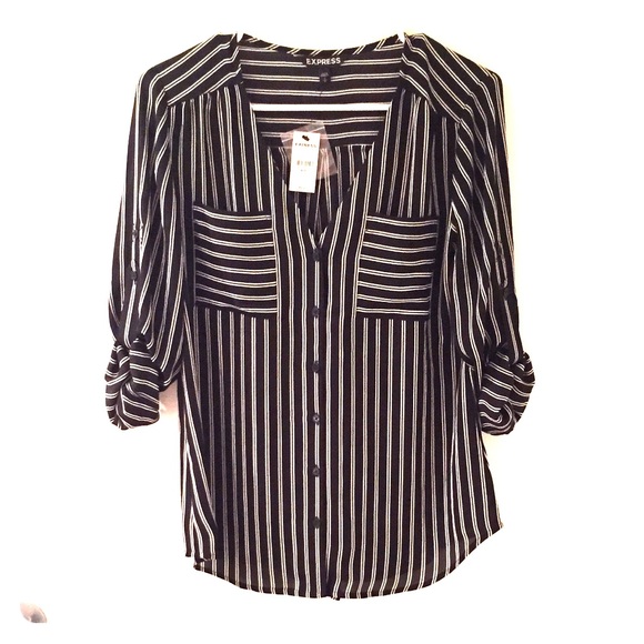 Brand New Striped Button Down!