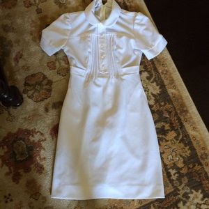 Vintage white nurse dress