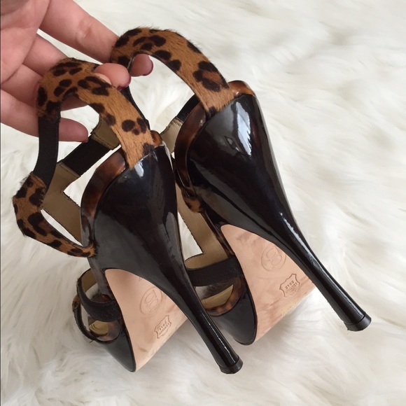 Bebe Leopard Platforms - Picture 3 of 4