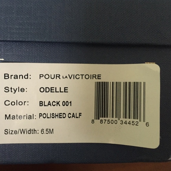 POUR LA VICTOIRE knee high boots size 6.5 - Picture 4 of 4