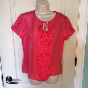 NWOT Lafayette 148 NY Silk Blouse