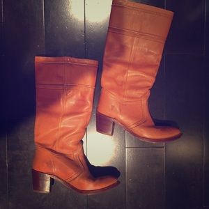 FRYE Tall Cognac Riding Boot