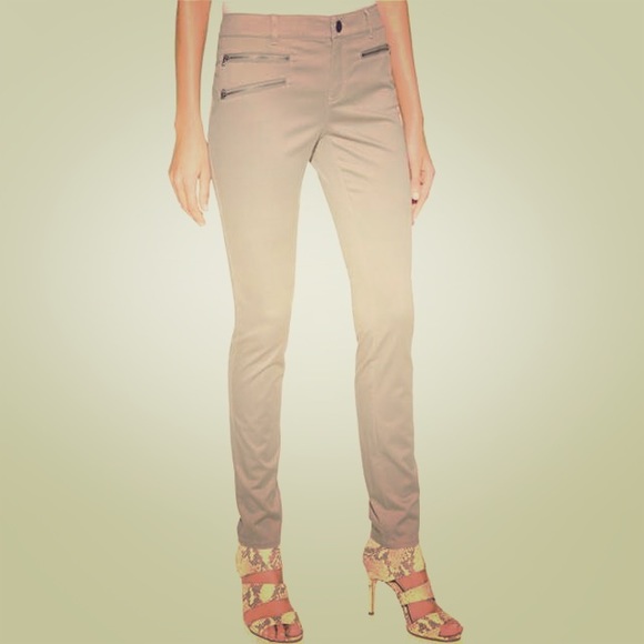 I-N-C Taupe skinny leg pants