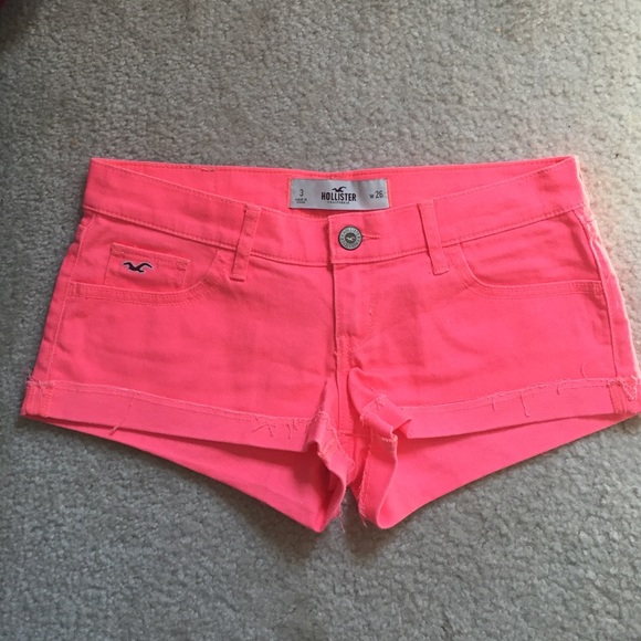 Pink hollister shorts size 3