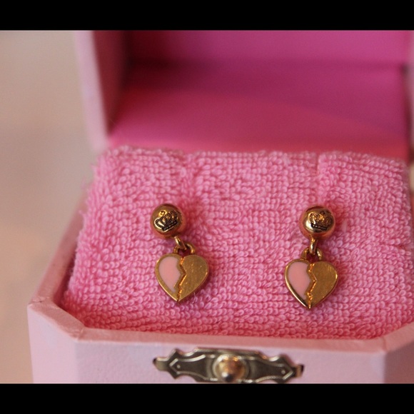 Juicy Couture Heart Earrings - Picture 2 of 2
