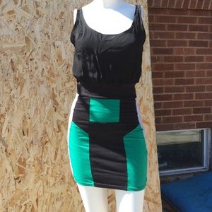 Geometric mini dress