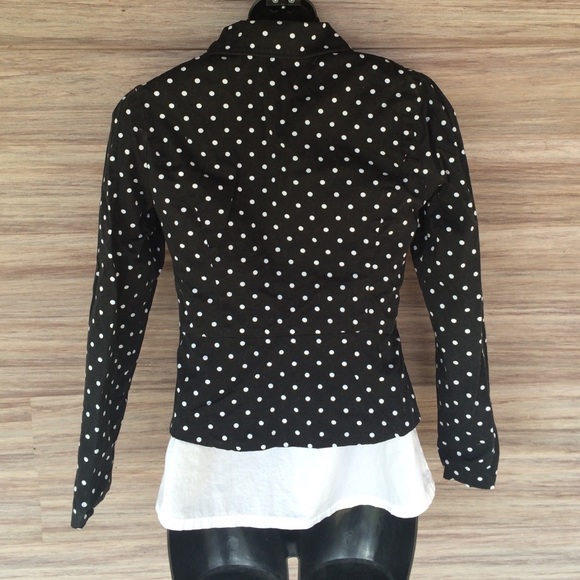 ‼️ CLOSET CLOSING‼️Forever 21 polka dot blazer - Picture 4 of 4
