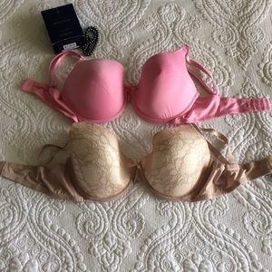 Bundle 2 bras - padded - 40 D adjustable strap !