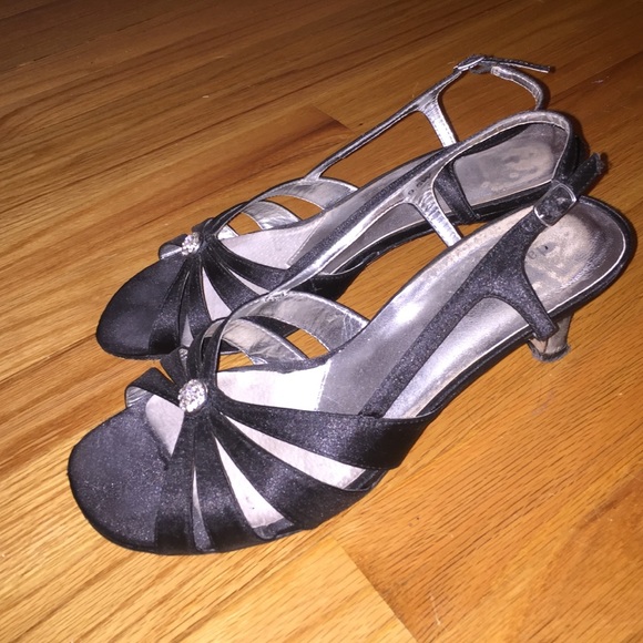 Black David Tate heels