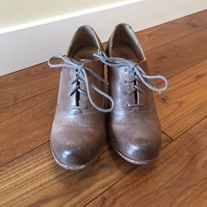 Kork-Ease lace-up wedge bootie size 9