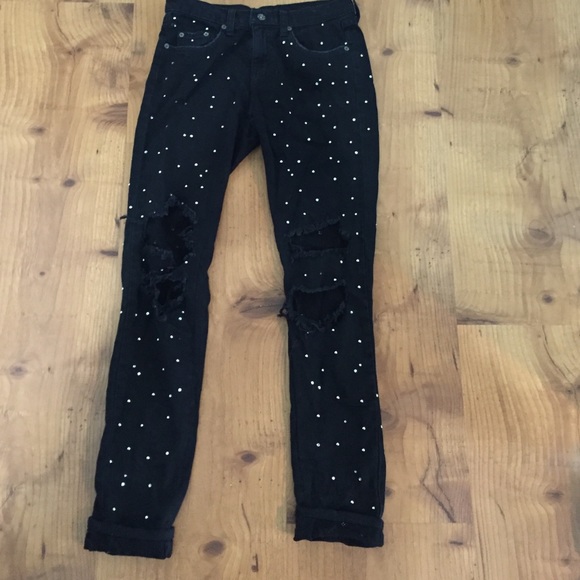 LF Carmar studded jeans