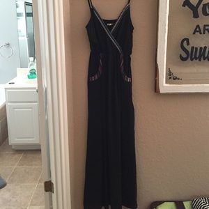 Maxi dress with pockets