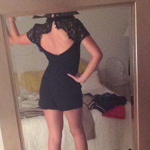 Black playsuit