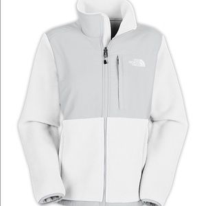 White north face jacket
