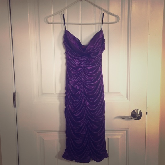 Purple Bodycon Dress
