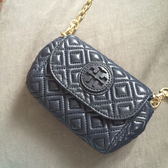 SOLD Tory Burch Marion Quilted Crossbody Mini Bag