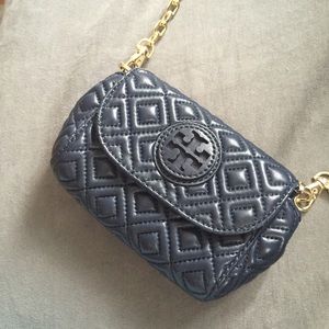 SOLD Tory Burch Marion Quilted Crossbody Mini Bag