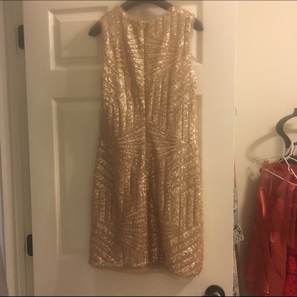 gold sequin dress - Picture 3 of 4