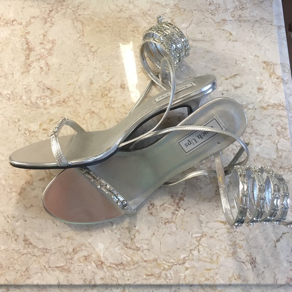 Price Reduced!!! Silver Prom shoes