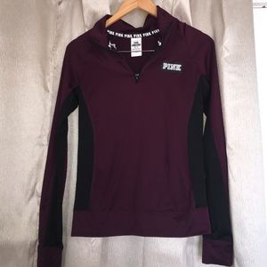 Victoria's Secret PINK black orchid zip up