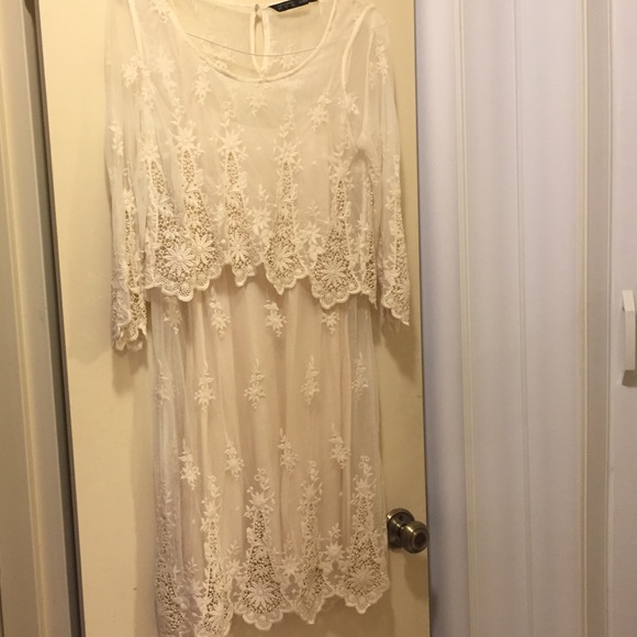 Lace a-line dress