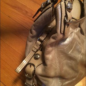 Coach Bags - Coach Beige Sparkly Handbag Coach Bags - Coach Beige Sparkly Handbag