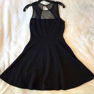 Aqua sheer top dress