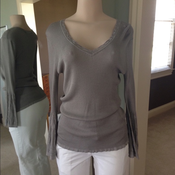Grey Thin Sweater - image 1